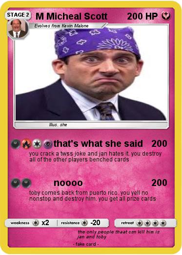 Pokemon M Micheal Scott