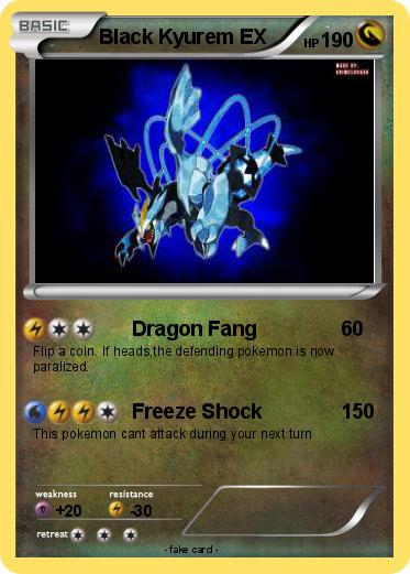 Pokemon Black Kyurem EX