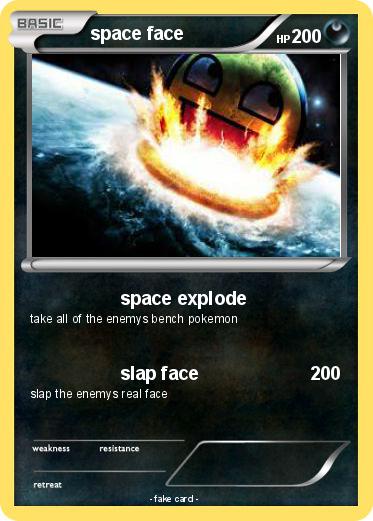 Pokemon space face