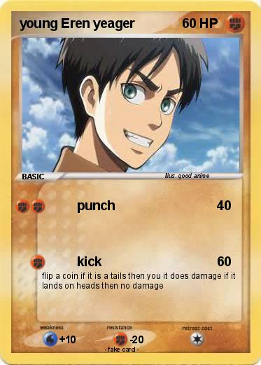 Pokemon young Eren yeager