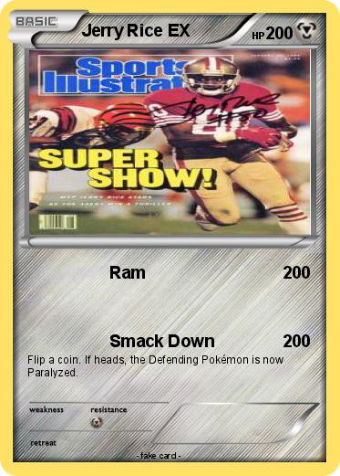 Pokemon Jerry Rice EX