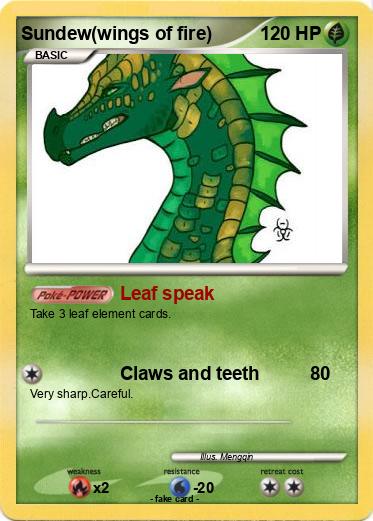 Pokemon Sundew(wings of fire)