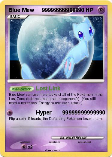 Pokemon Blue Mew     999999999999