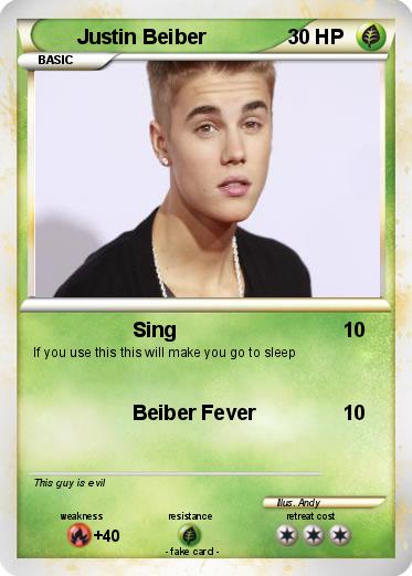 Pokemon Justin Beiber