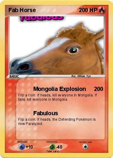 Pokemon Fab Horse