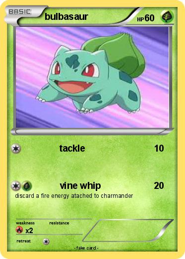 Pokemon bulbasaur
