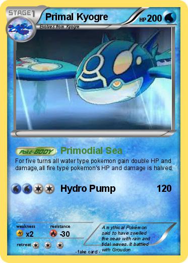 Pokemon Primal Kyogre