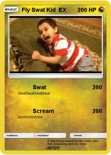 Pokemon Fly Swat Kid  EX