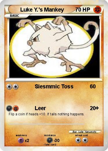 Pokemon Luke Y.'s Mankey