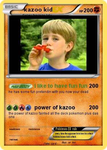 Pokemon kazoo kid