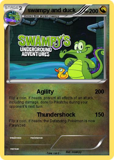 Pokemon swampy and duck