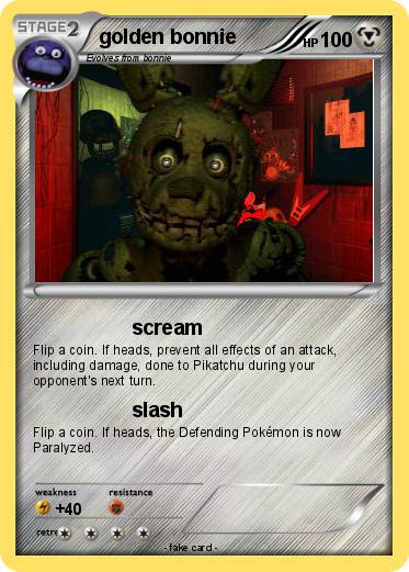 Pokemon golden bonnie