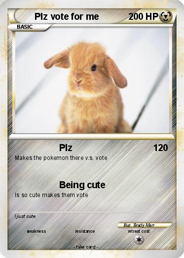 Pokemon Plz vote for me