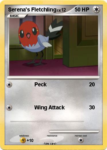 Pokemon Serena's Fletchling