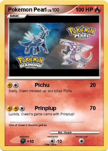 Pokemon Pokemon Pearl