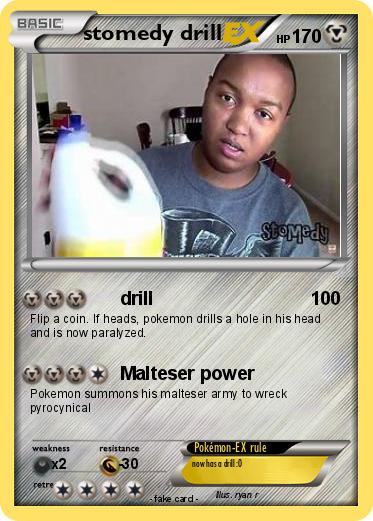 Pokemon stomedy drill