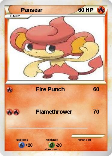 Pokemon Pansear