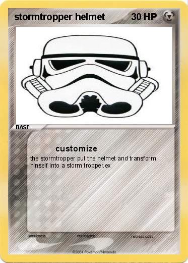 Pokemon stormtropper helmet