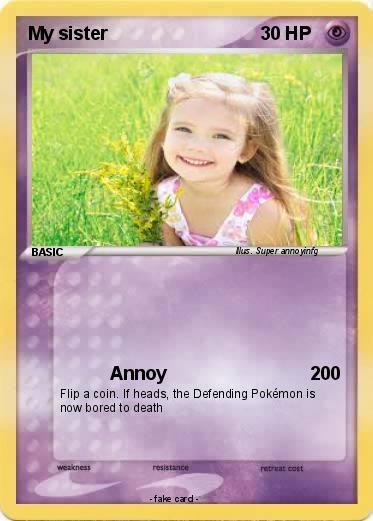 Pokemon My sister