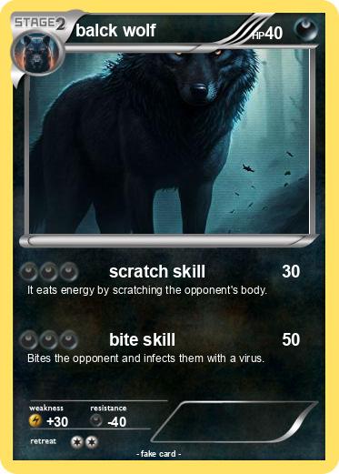 Pokemon balck wolf