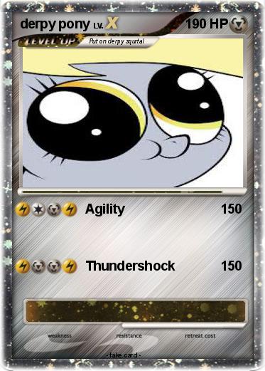 Pokemon derpy pony