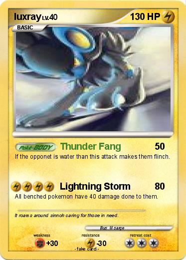 Pokemon luxray