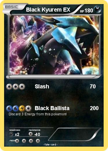 Pokemon Black Kyurem EX