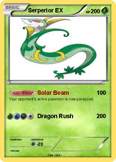 Pokemon Serperior EX