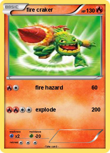 Pokemon fire craker
