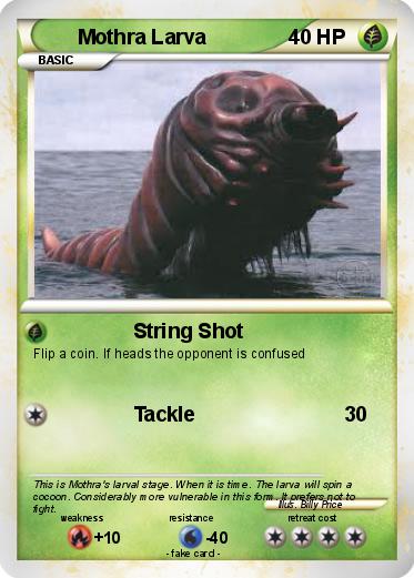 Pokemon Mothra Larva