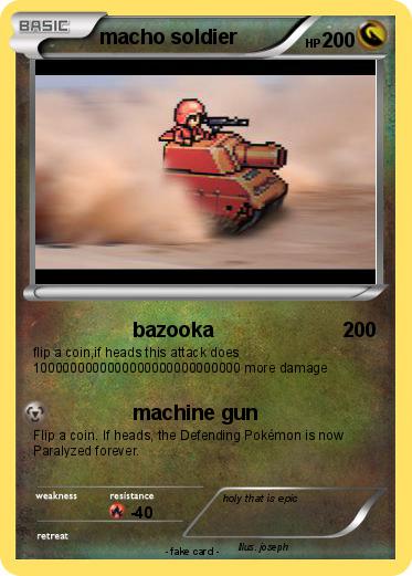 Pokemon macho soldier
