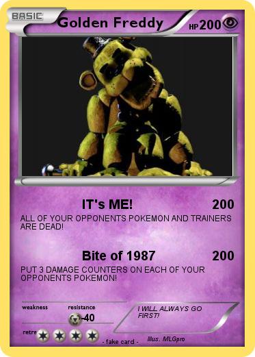 Pokemon Golden Freddy