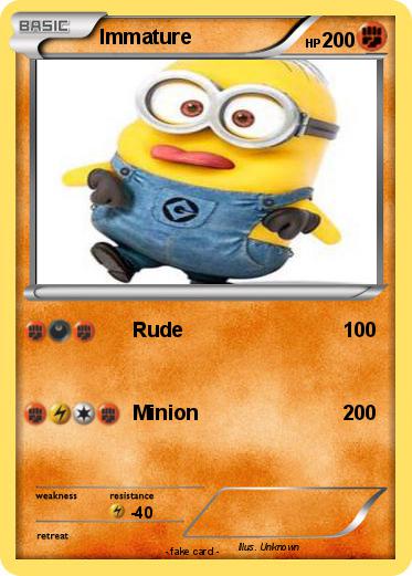 Pokemon Immature