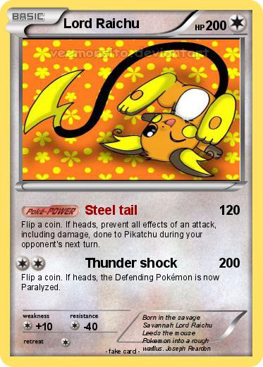 Pokemon Lord Raichu