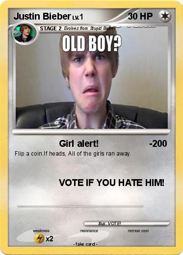 Pokemon Justin Bieber