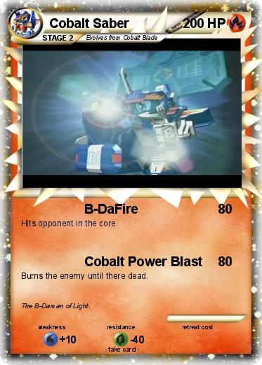 Pokemon Cobalt Saber