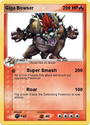 Pokemon Giga Bowser