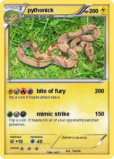 Pokemon pythonick