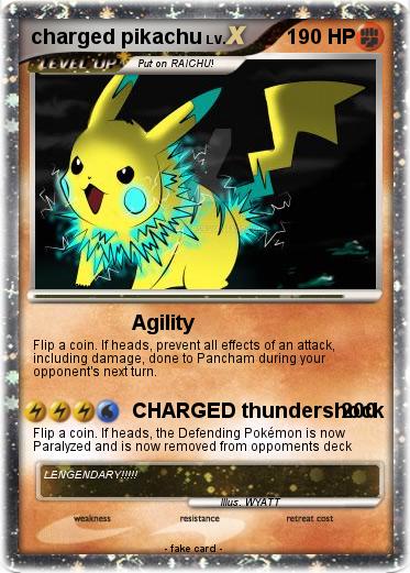 Pokemon charged pikachu
