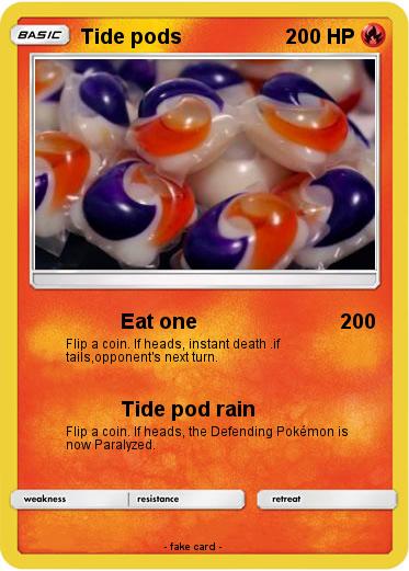 Pokemon Tide pods