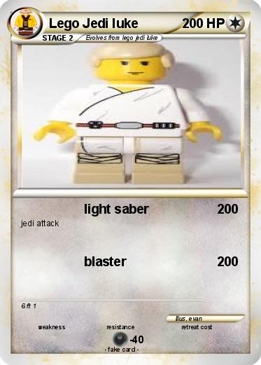 Pokemon Lego Jedi luke