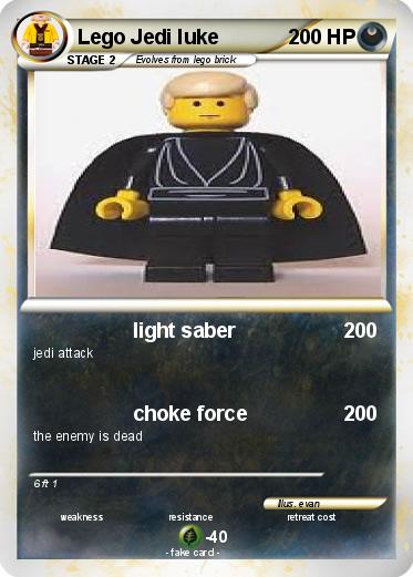 Pokemon Lego Jedi luke