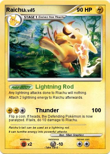 Pokemon Raichu