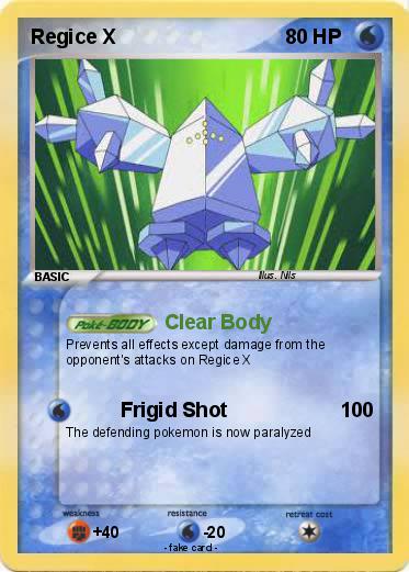 Pokemon Regice X