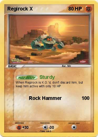 Pokemon Regirock X