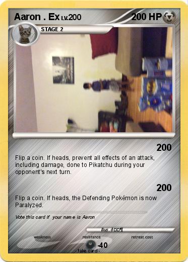 Pokemon Aaron . Ex