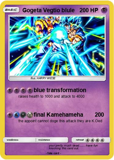 Pokemon Gogeta Vegtio blule