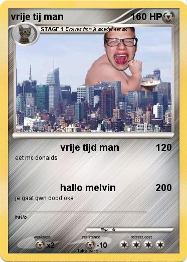 Pokemon vrije tij man