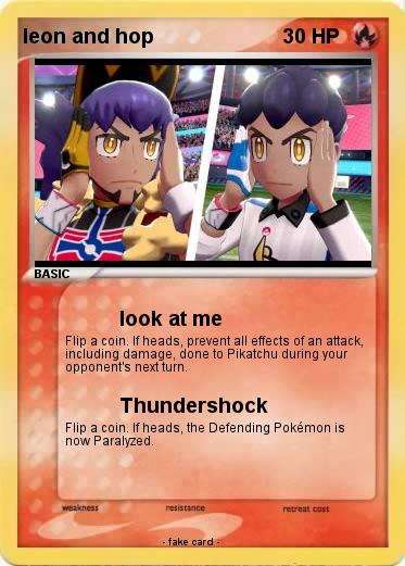 Pokemon leon and hop