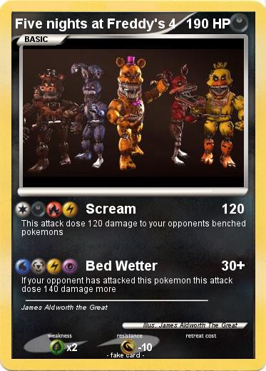 Pokemon Five nights at Freddy's 4